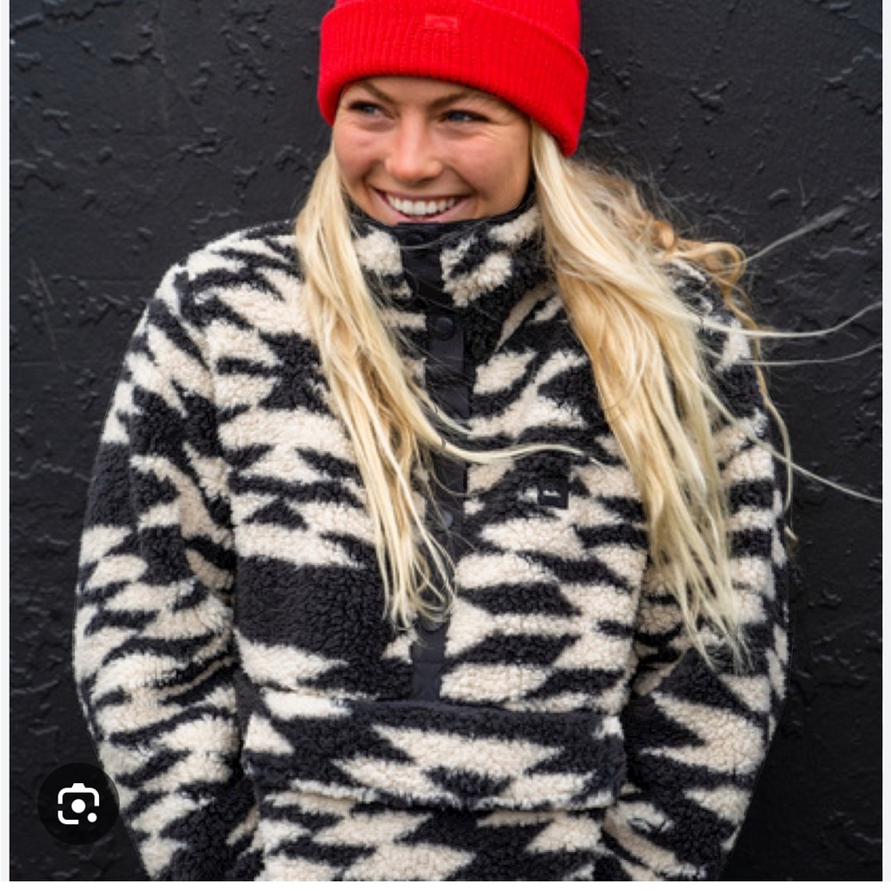 Billabong Switchback Pullover Snap Fleece